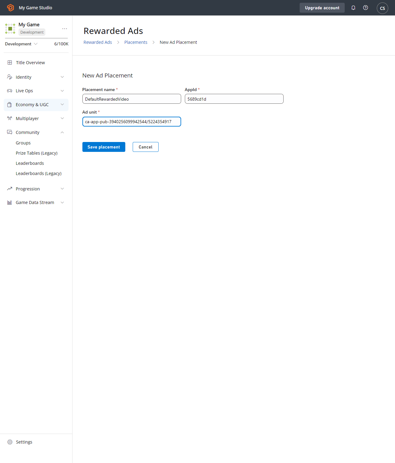 Game Manager - Stores - Segment Overrides