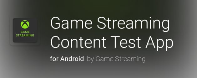 Capture d'écran d'une application de test de contenu pour Android