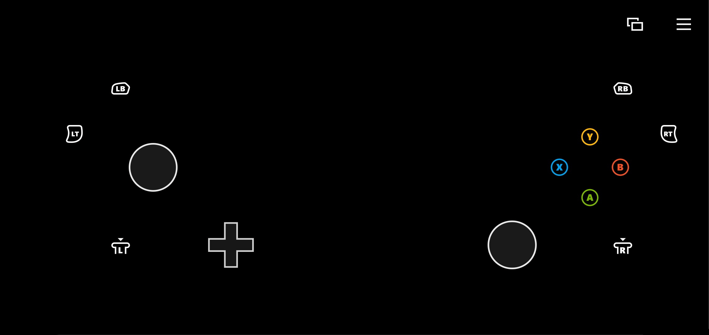 standard controller layout