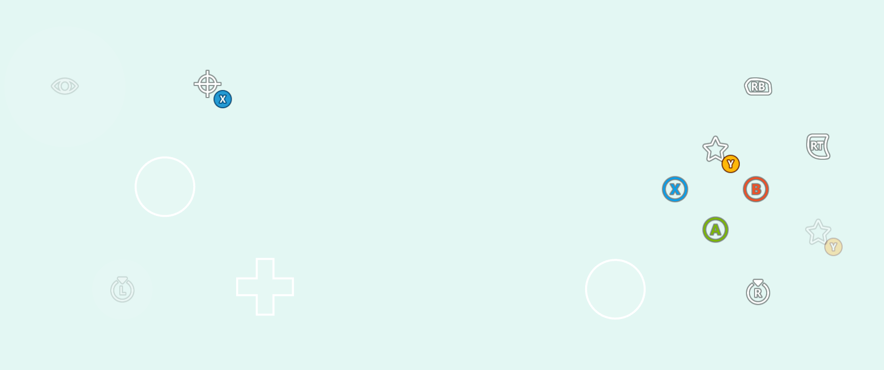 Standard touch layout with high contrast mode disabled