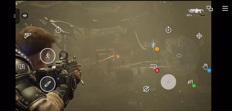 Gears 5 启用陀螺仪的布局截图