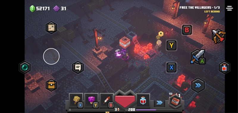 Minecraft Dungeons 使用自定义资产匹配游戏风格的截图