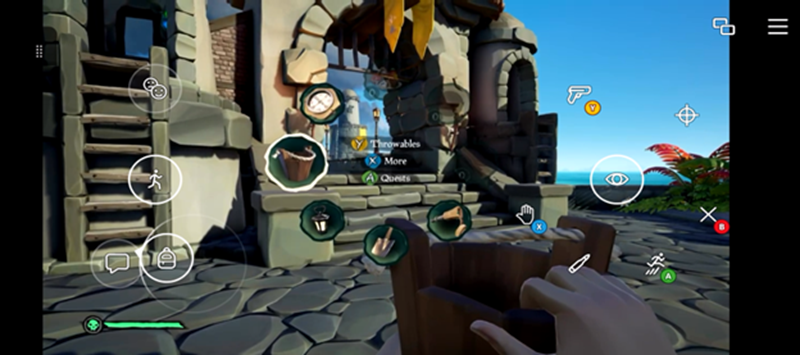 Sea of Thieves 使用径向菜单的截图