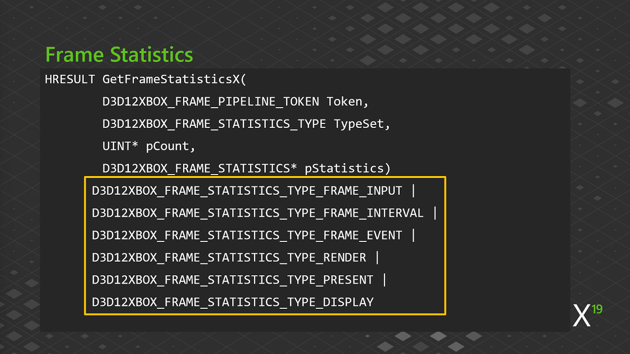 GetFrameStatisticsX