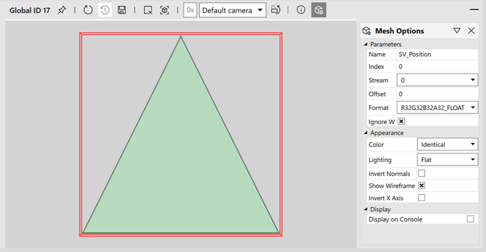 Visualizador de malhas da GPU no PIX