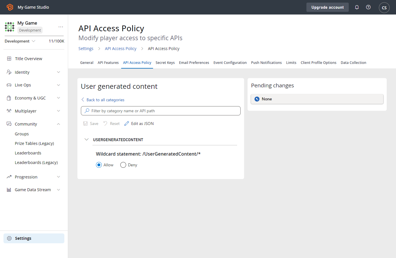 UGC Policies Page
