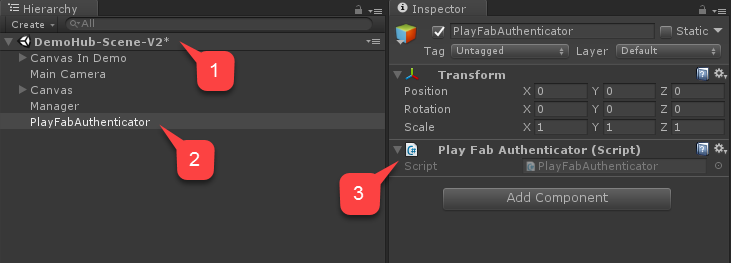 Add authentication component