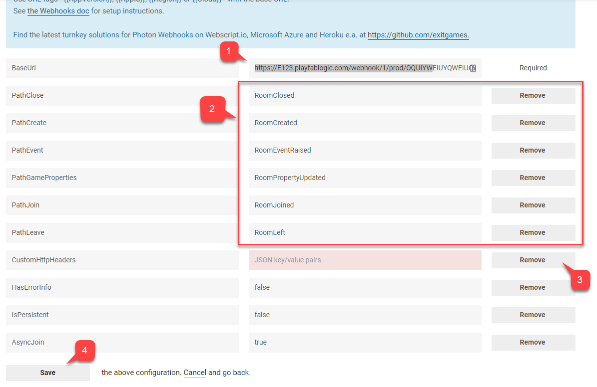 Assign CloudScript event handlers