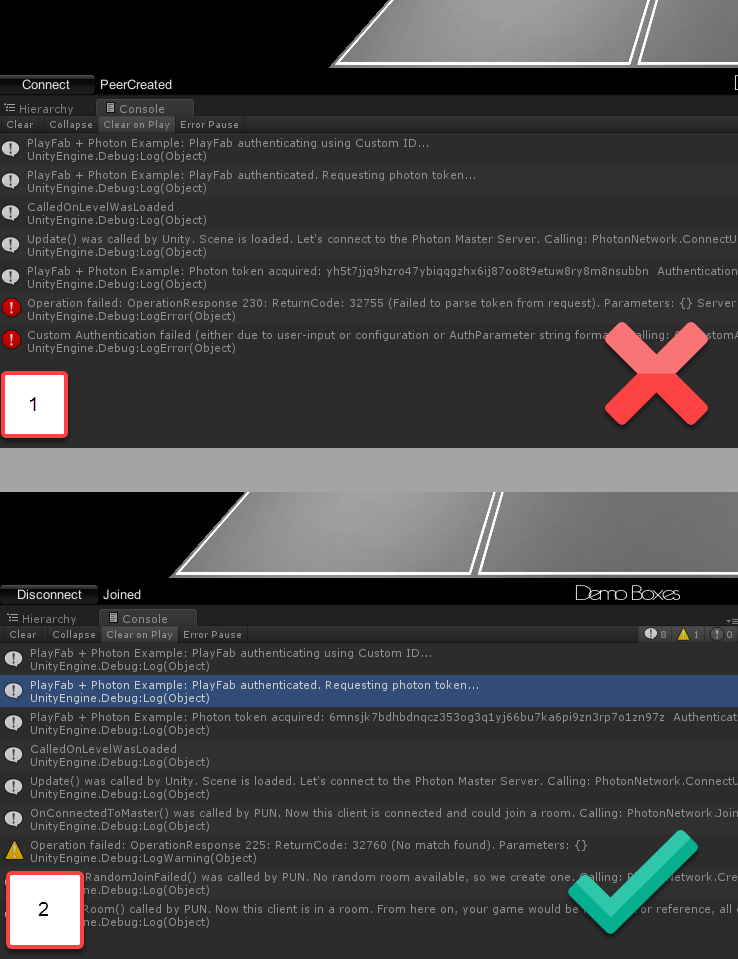 Photon debug console