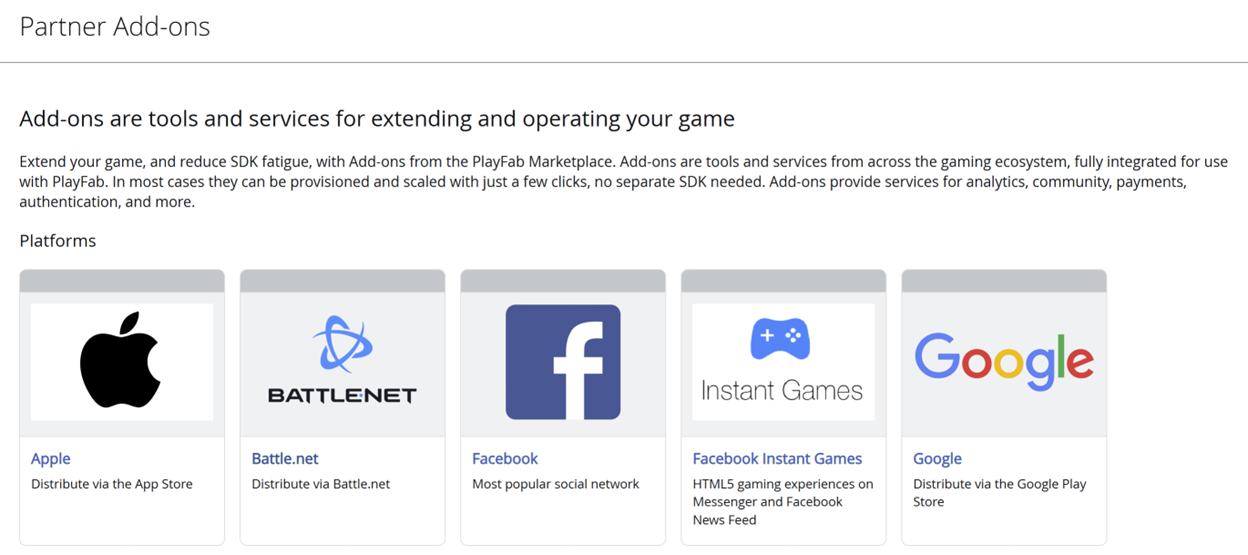 PlayFab Game Manager Add-on