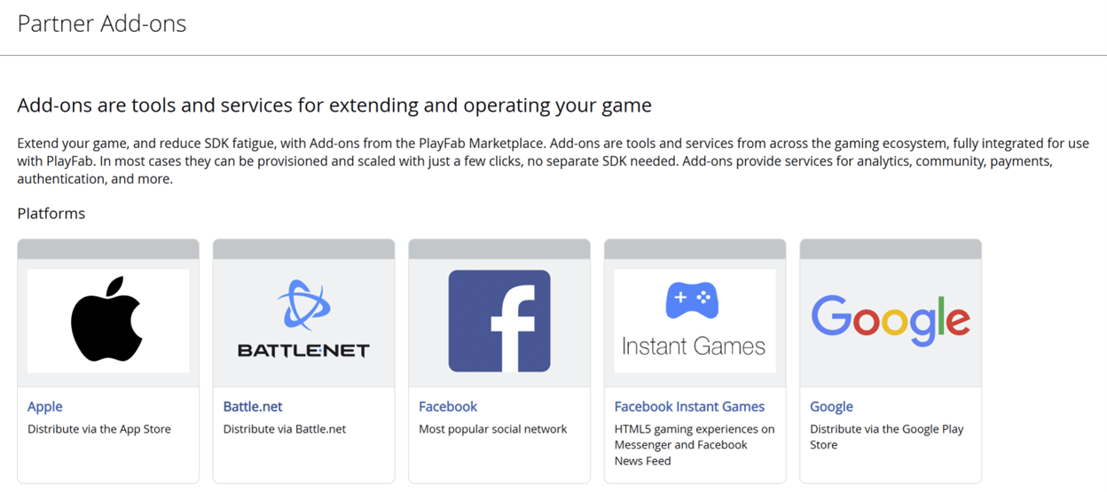 PlayFab Game Manager Add-on