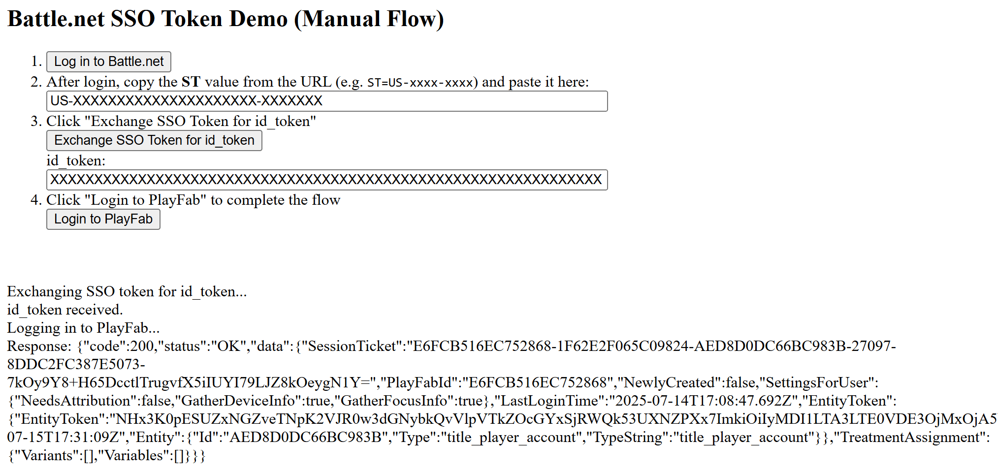 Battle.net Auth Example