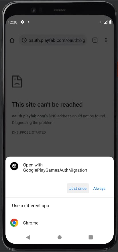 LoginWithGoogleAccount 使用手順 2