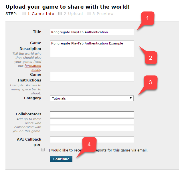 Kongregate: cargar el juego