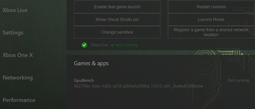 A screenshot of Dev Home that shows the Games & Apps section