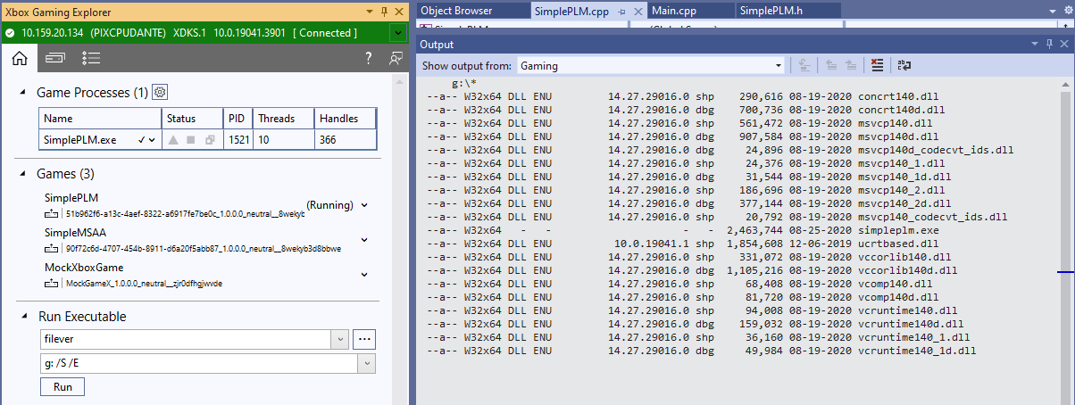 Run Executable