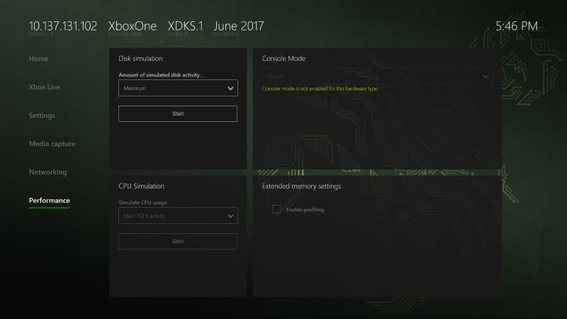 显示性能页面的 Dev Home 屏幕截图