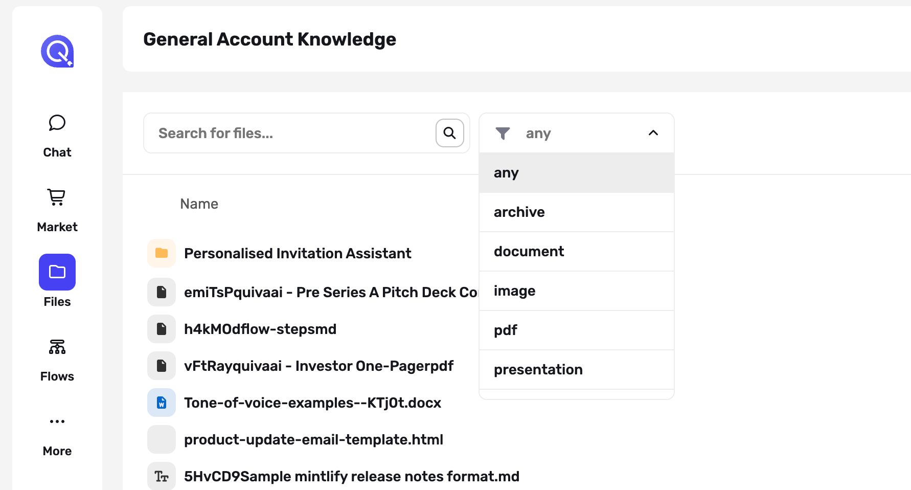 Knowledge filtering