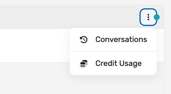 New menu icon