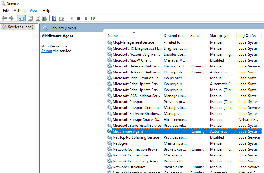 "Windows Service Manager"