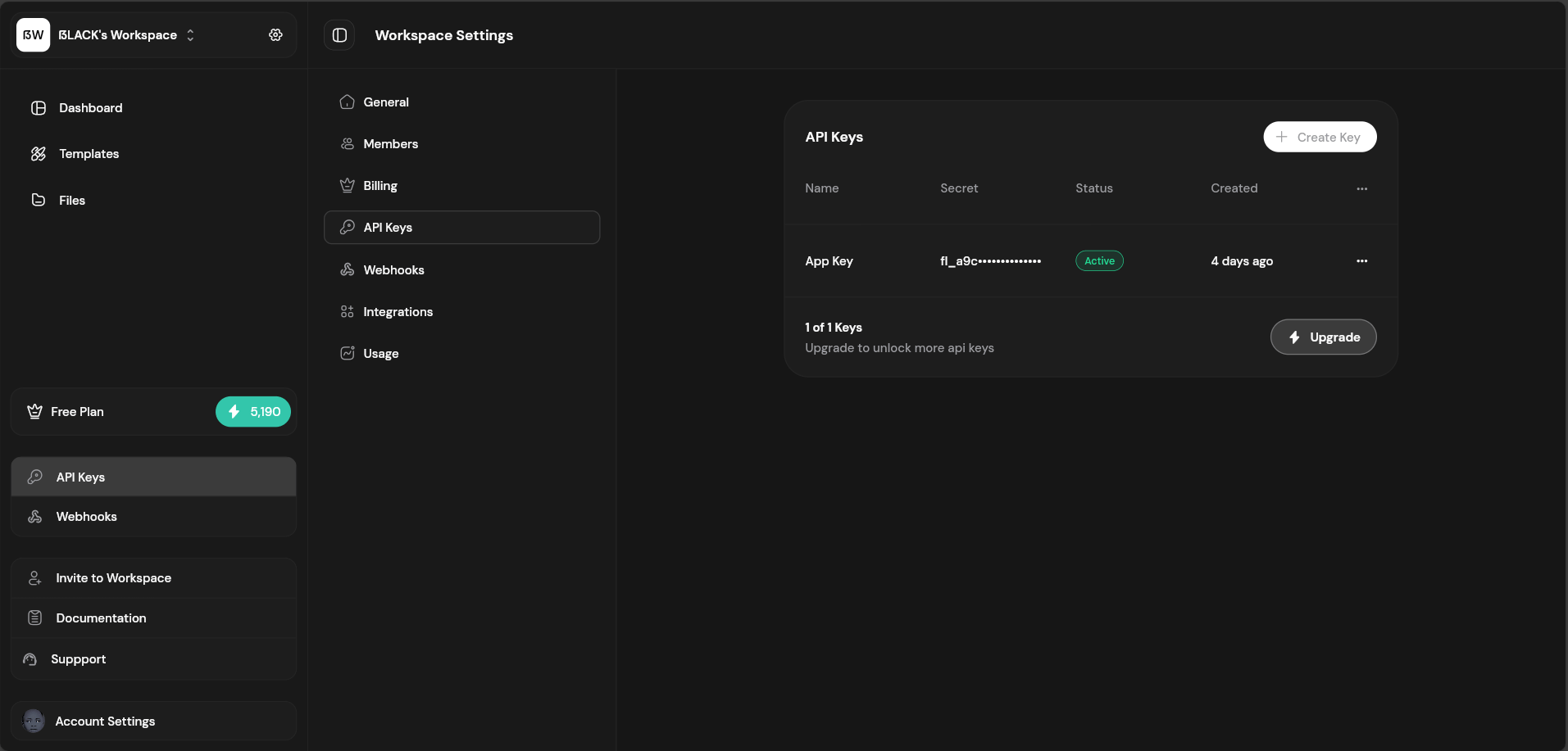 API Keys