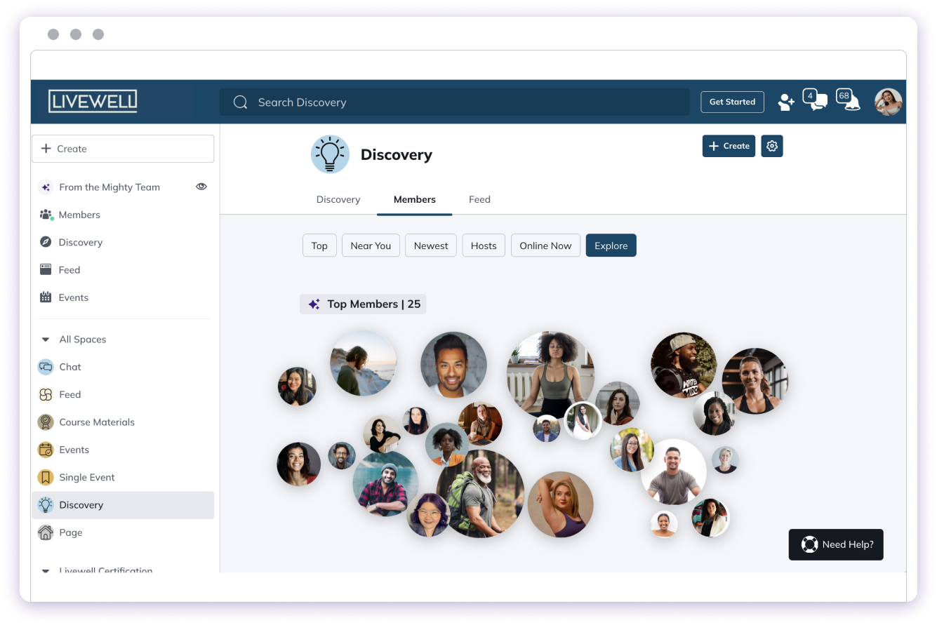 Mighty Networks People Magic Feature