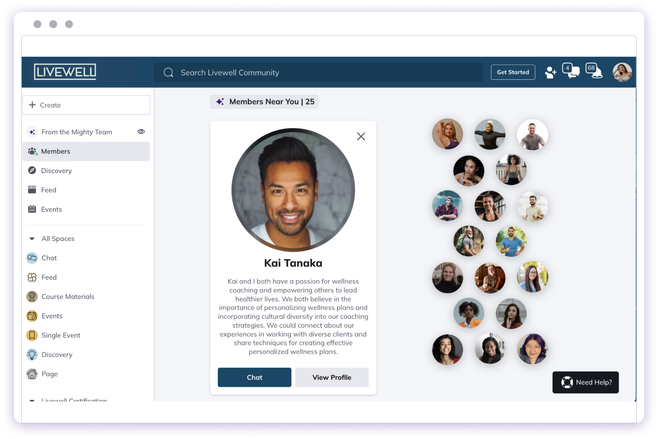 Mighty Networks Community Features