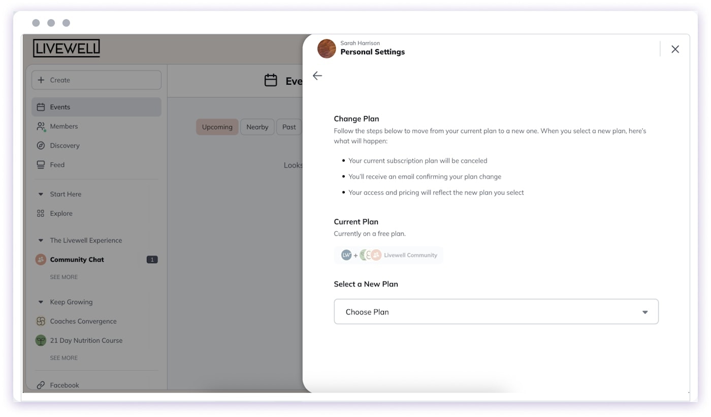 Member Move Plan Feature