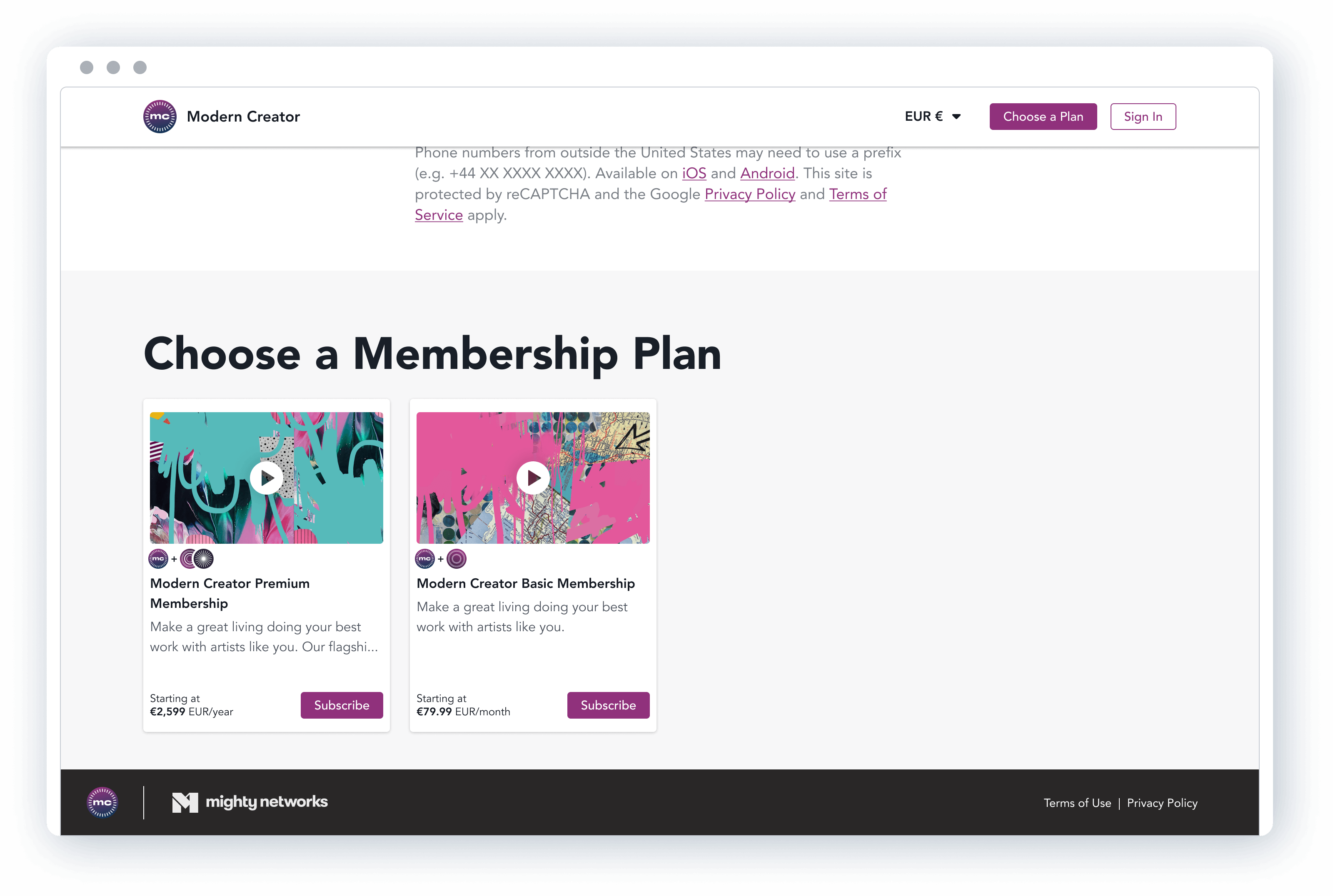 Currency Selector on Landing Page