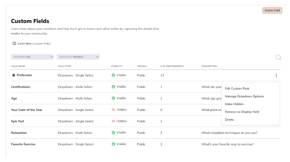 How Do I Add Custom Fields? - Mighty Networks Developer