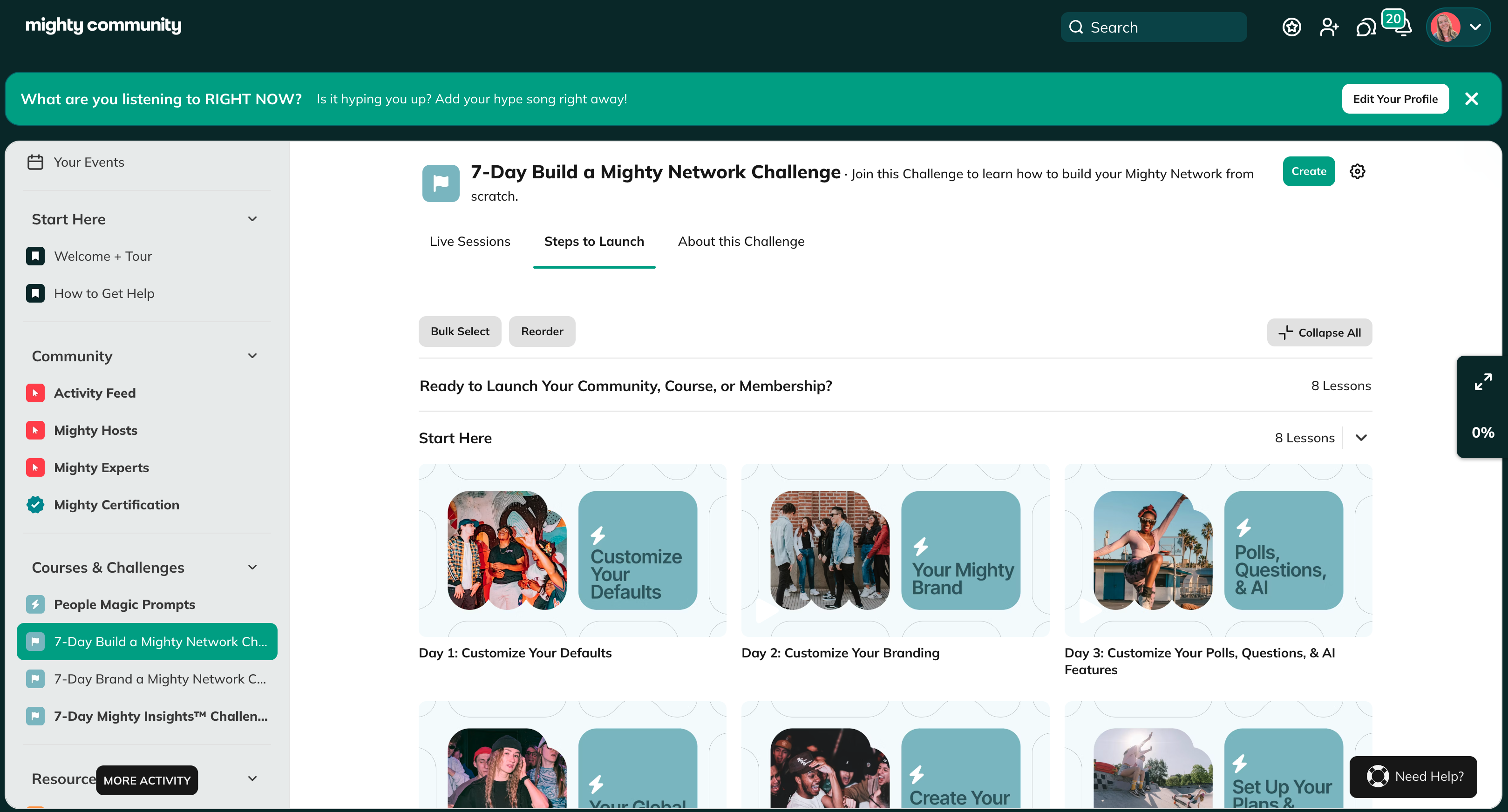 CoHost AI chat interface