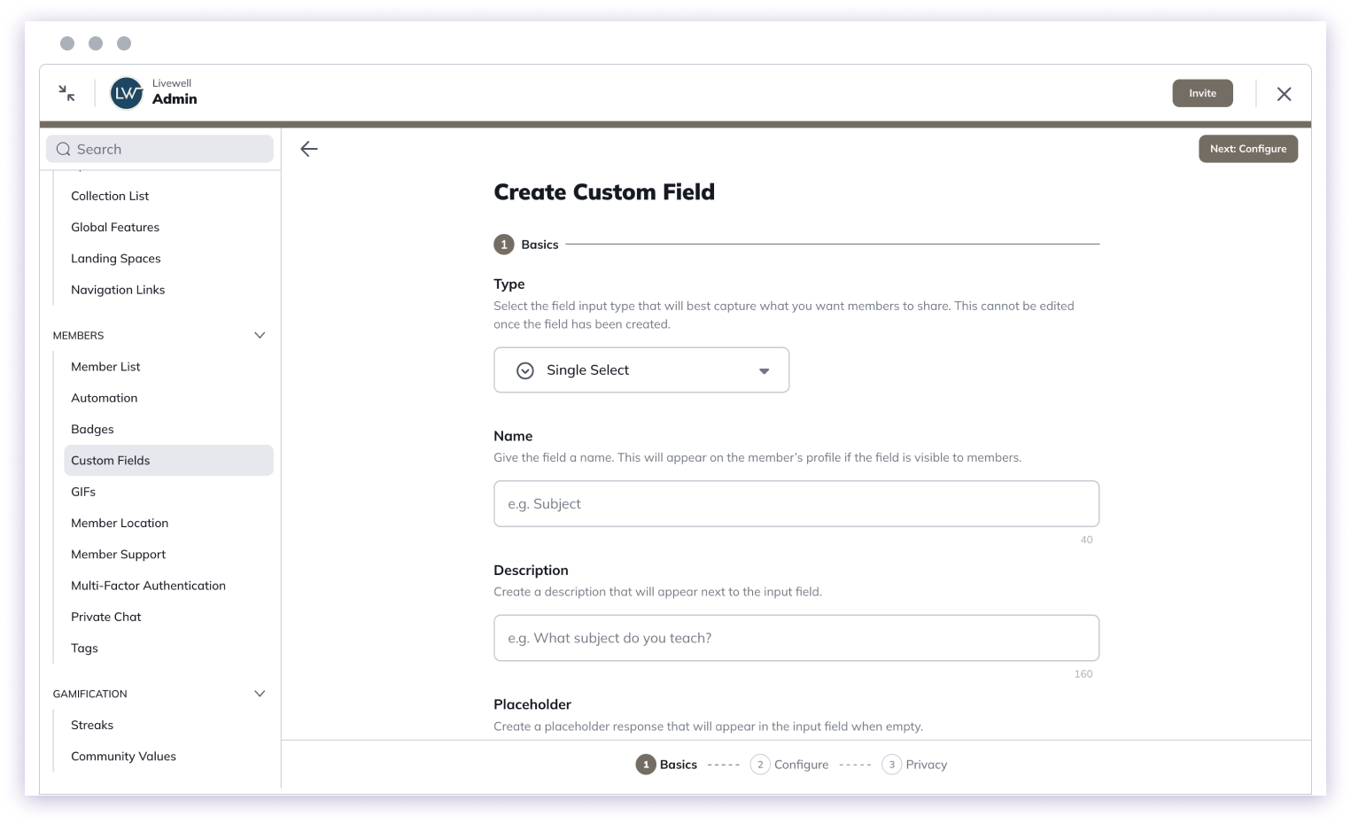 Multi-select response limit