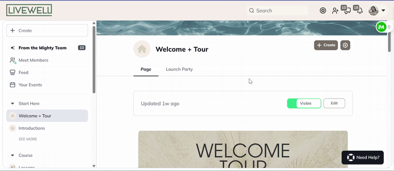 Managing Space Features