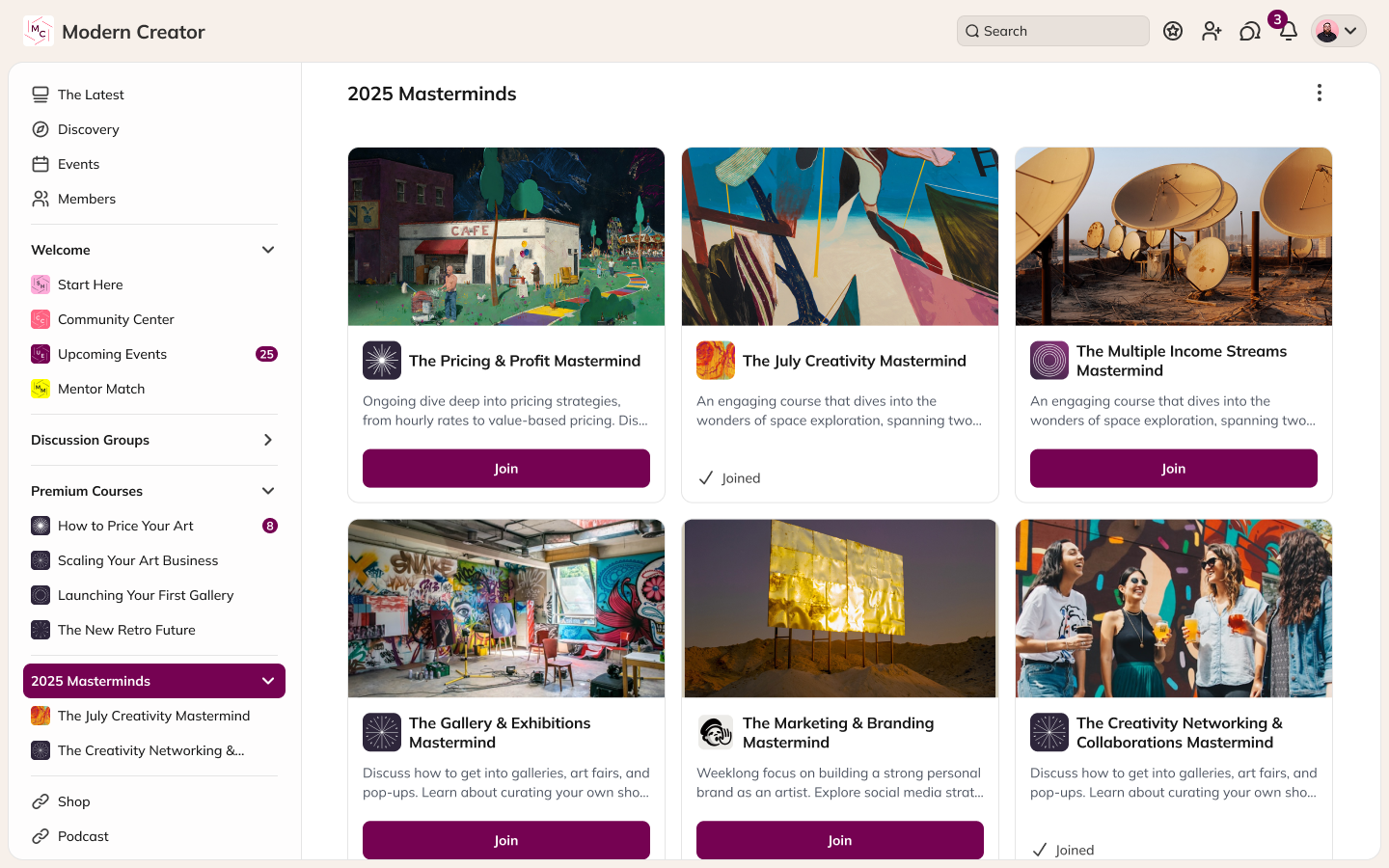 Featured Plans carousel