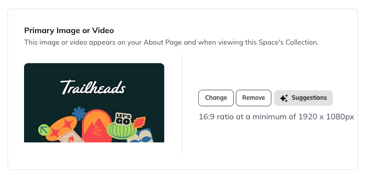 Global header brand settings