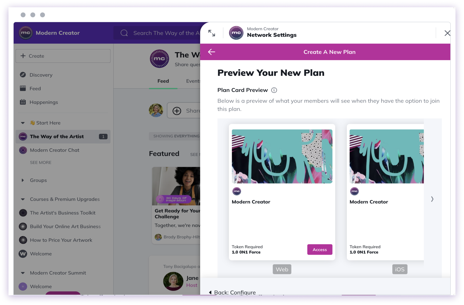 Plan Preview Screen
