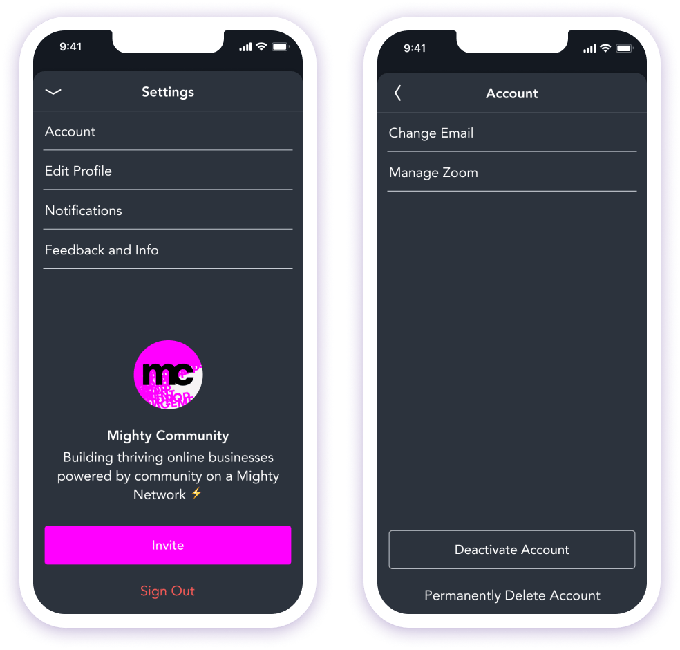 Mighty Networks. Log In How Do I Leave a Mighty Network? - Mighty Networks Developer