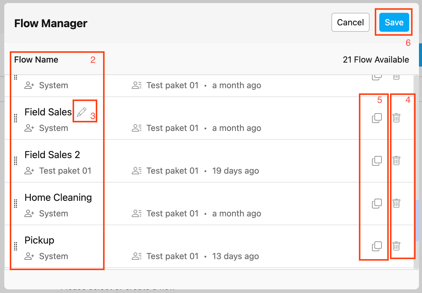 Flow Manager Display