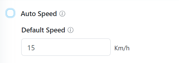 Auto speed configuration