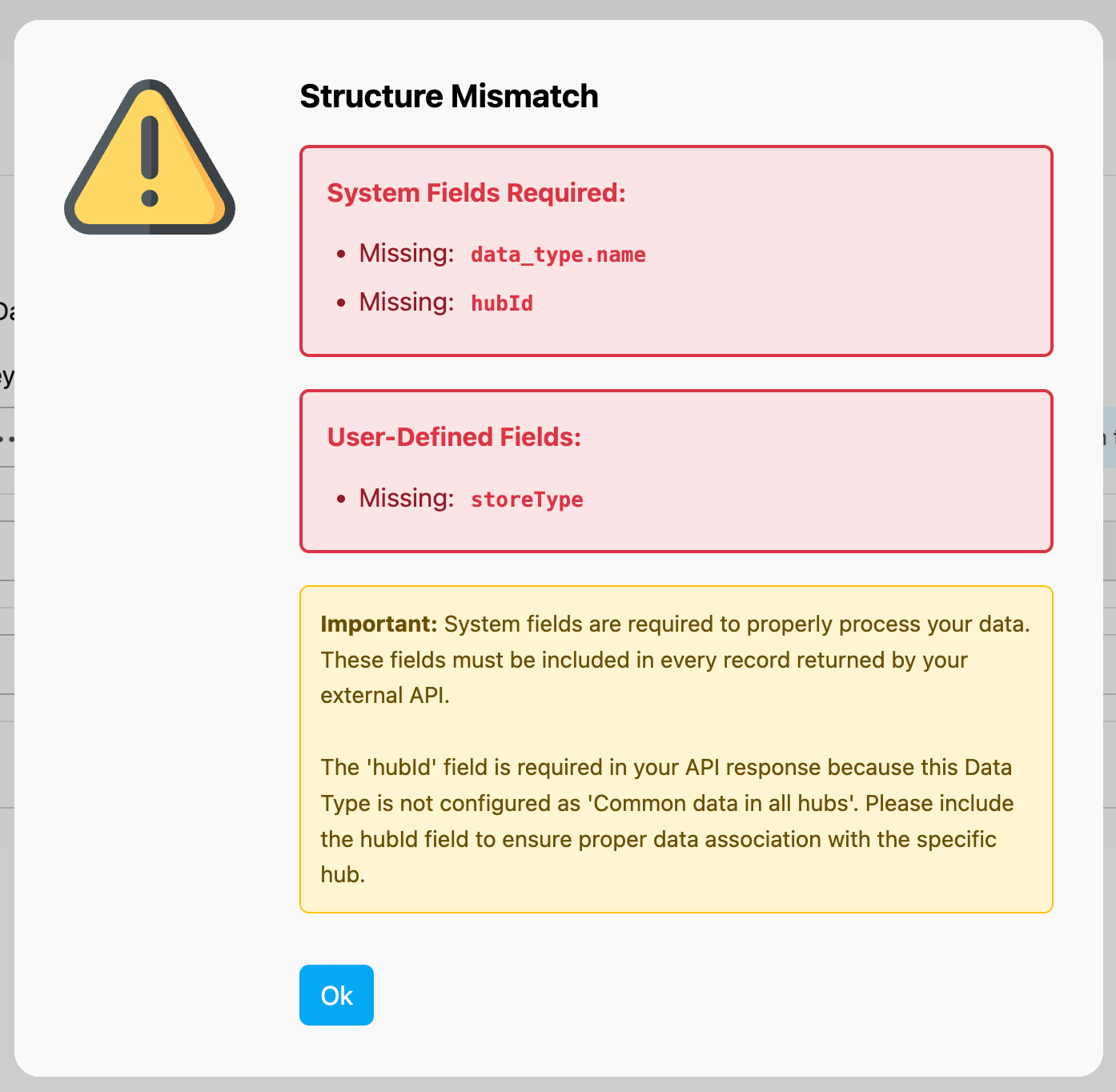 Structure Mismatch