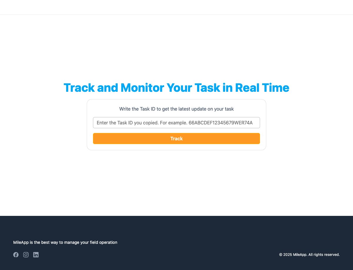 Public Tracking Portal
