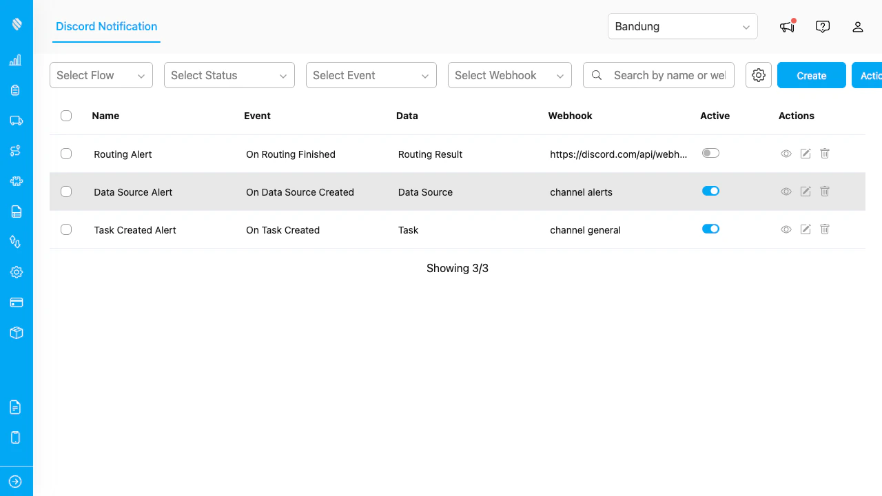 Discord Notification Manager page
