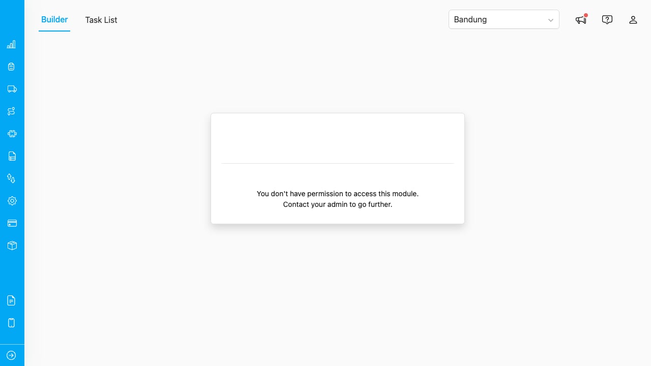 No access page