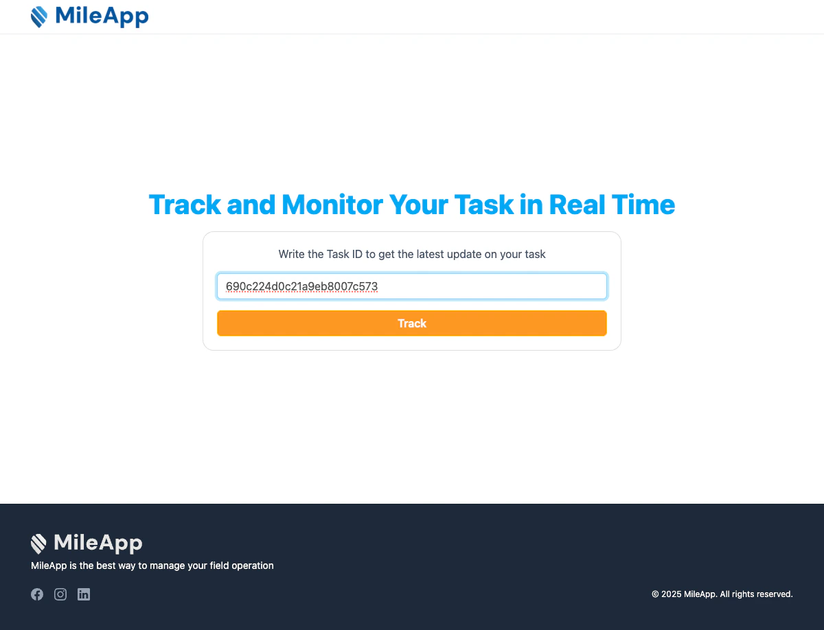 Public Tracking Portal