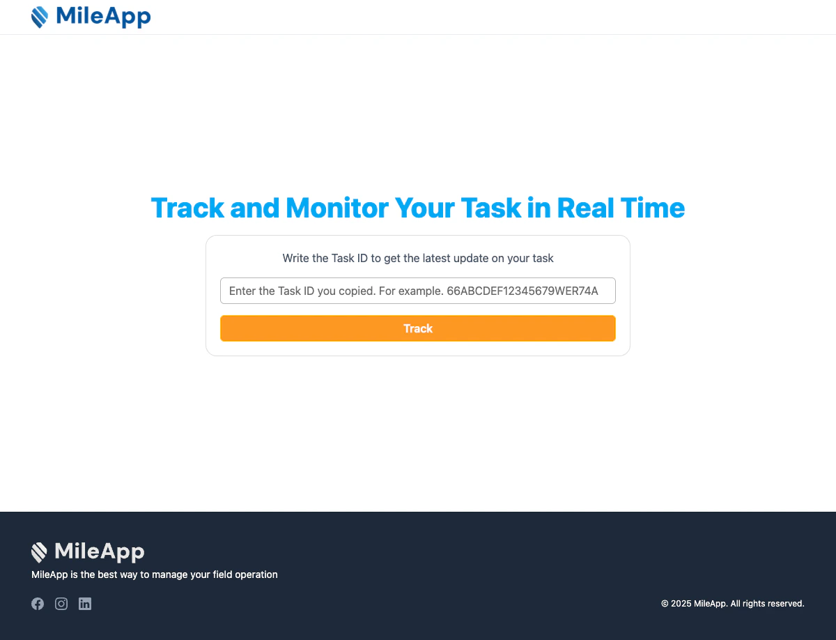 Public Tracking Portal