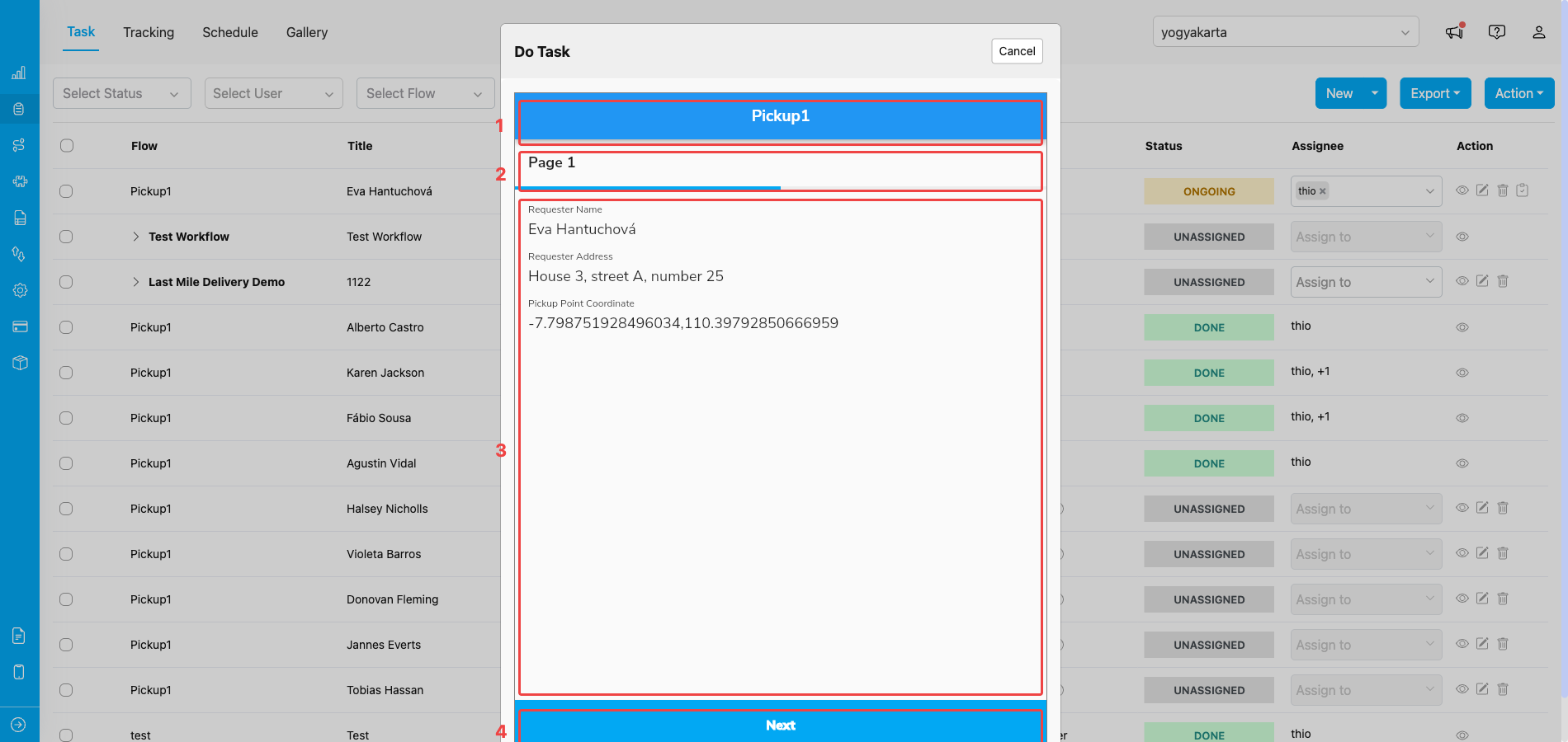 Do Task — page 1 of the Flow