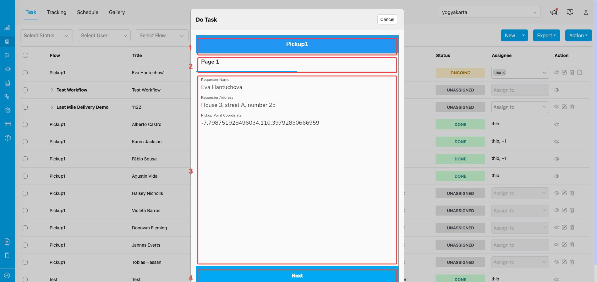 Do Task — page 1 of the Flow