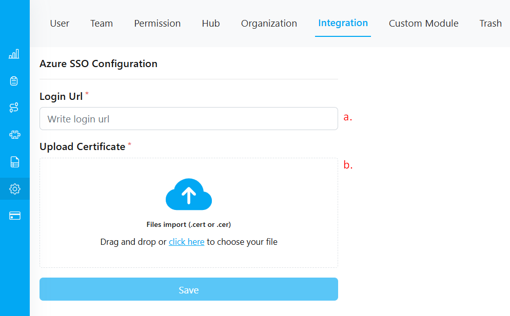 MileApp SSO configuration