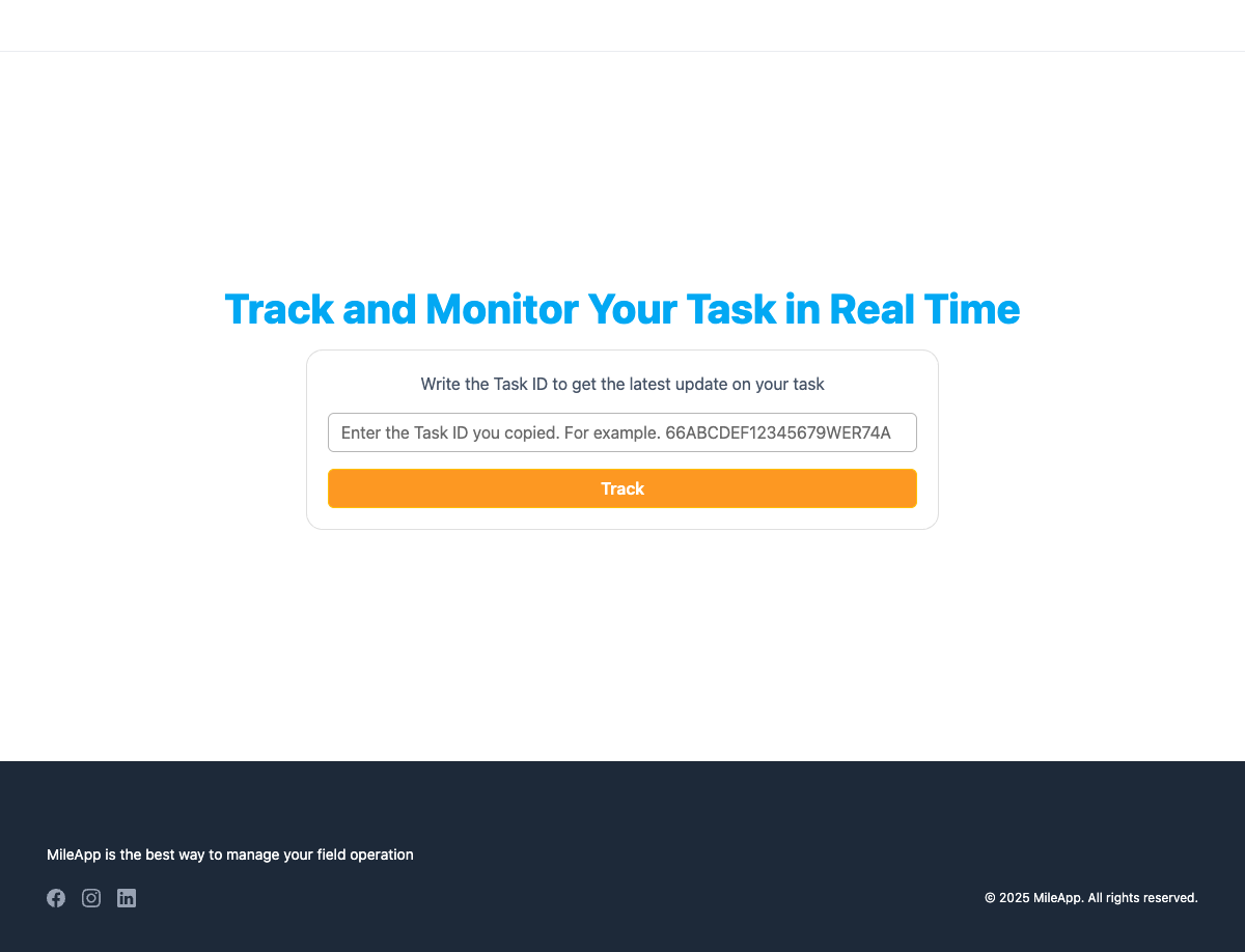 Public Tracking Portal