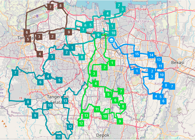 With clustering
